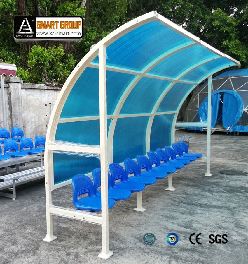 soccer bench shelter