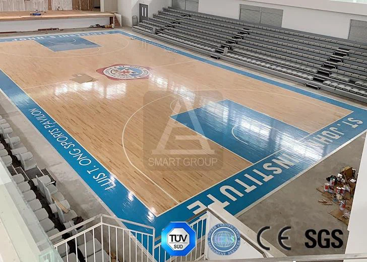 Retractable Indoor Basketball Court Bleachers