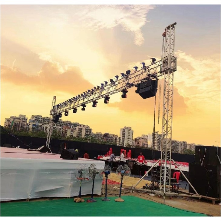 Aluminum Lighting Goal Post Truss